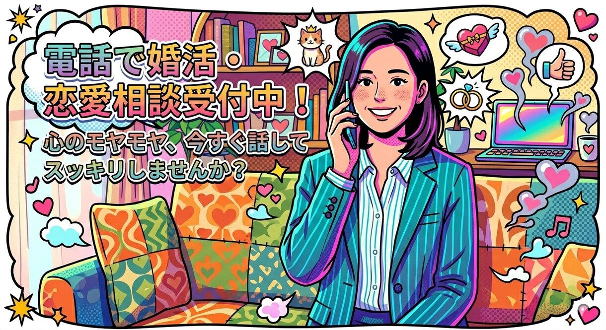 婚活・恋愛がうまくいかない理由、客観分析します 一人で悩まないで。婚活疲れ、お話ししてスッキリしませんか？ イメージ1