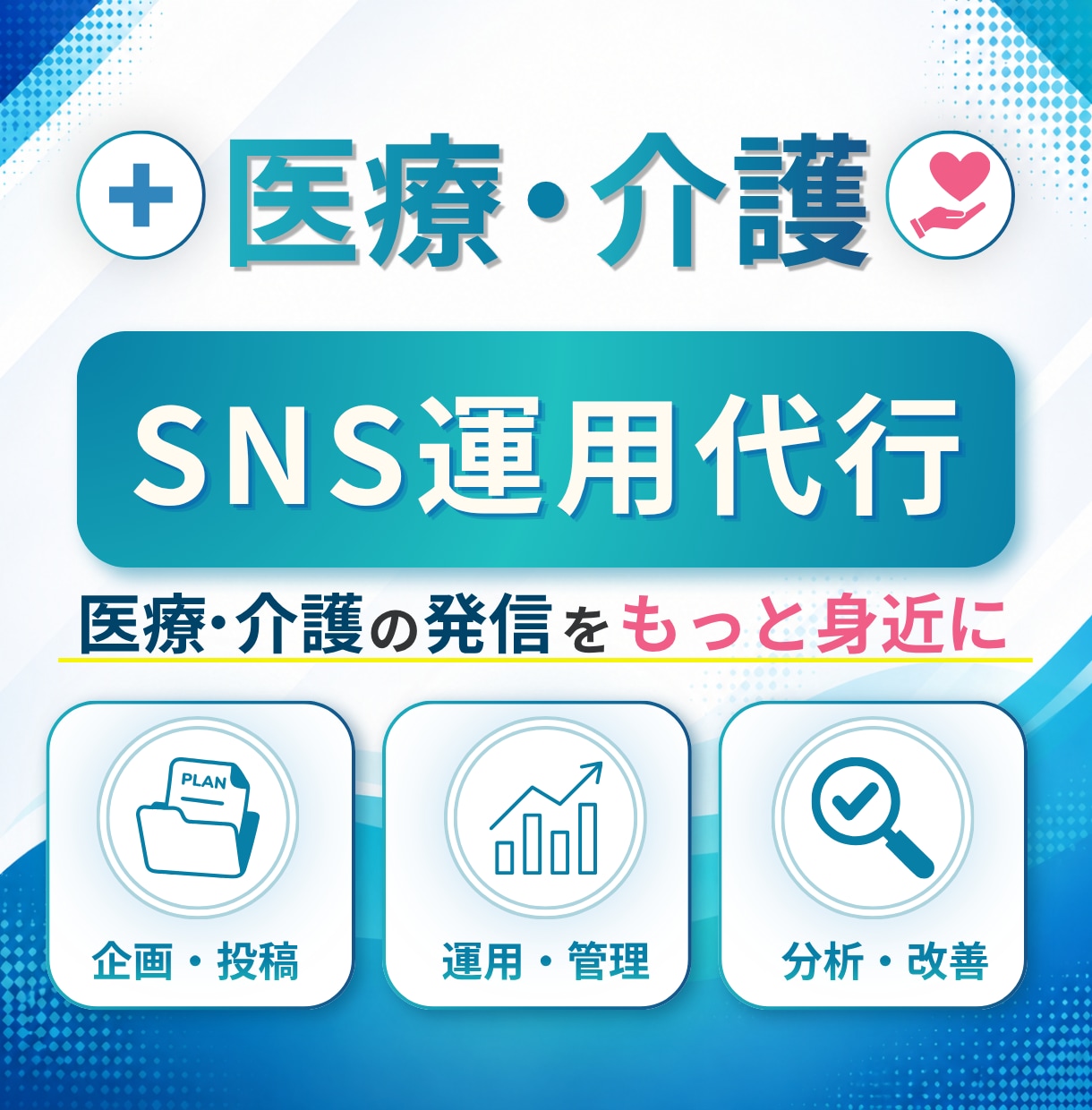 医療・介護のInstagram運用を支援します 医療現場を知る看護師が集客・採用につながる発信を支援します イメージ1