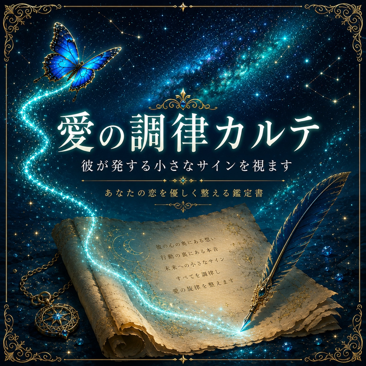 愛の調律カルテ｜彼が発する小さなサインを視ます なぜこんなに苦しいのか？不安な夜を終わらせ彼の本音を紐解く⁠ イメージ1
