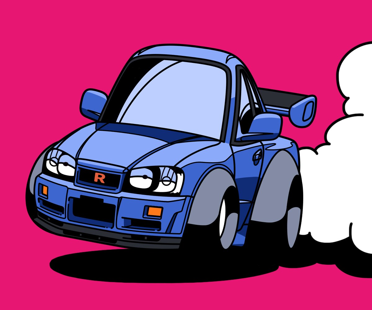 あなたの愛車、デフォルメイラストにします こだわりの詰まった車を可愛くポップにとことん再現！ イメージ1