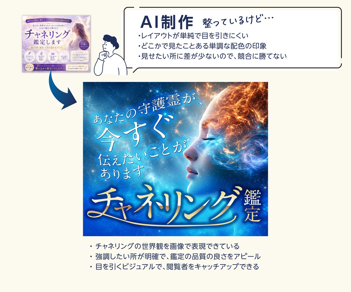 占い師専門｜プロが売れるサムネイル作ります 元広告代理店×自社1500件販売のデザイナーが制作します イメージ6