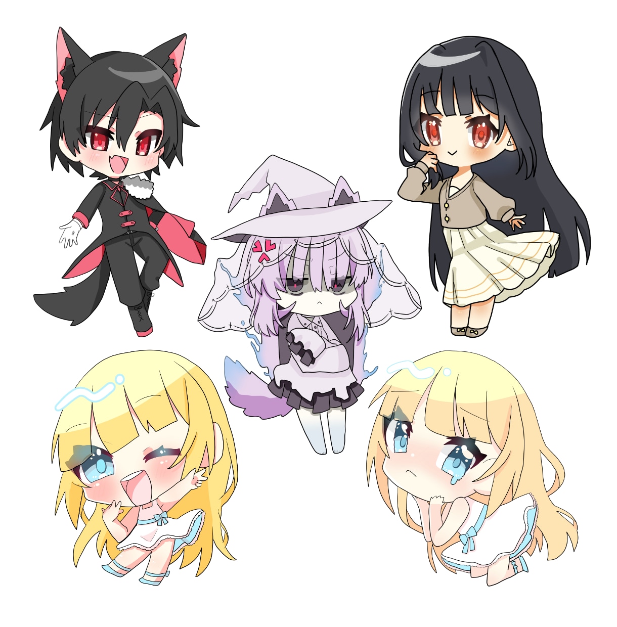デフォルメイラスト（SD・ミニキャラ）描きます デフォルメが得意なクリエイターがイラストを制作いたします イメージ5