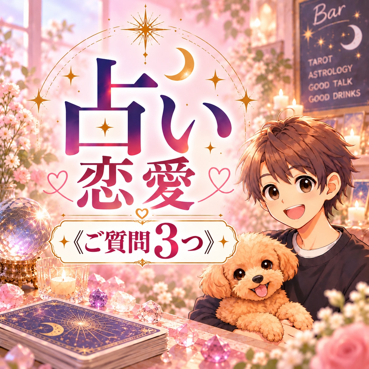 今すぐに相談◎言霊から恋の悩みを読み解きます １人で後悔・・・あなたに寄り添います☘️《ご質問3つ》 イメージ1
