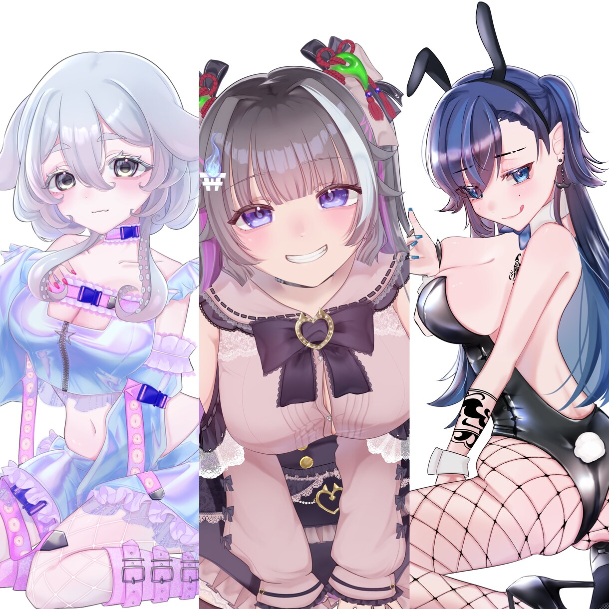 女の子の立ち絵/イラストを描きます キャラデザや可愛いとセクシーを混ぜたイラストが得意です！ イメージ3