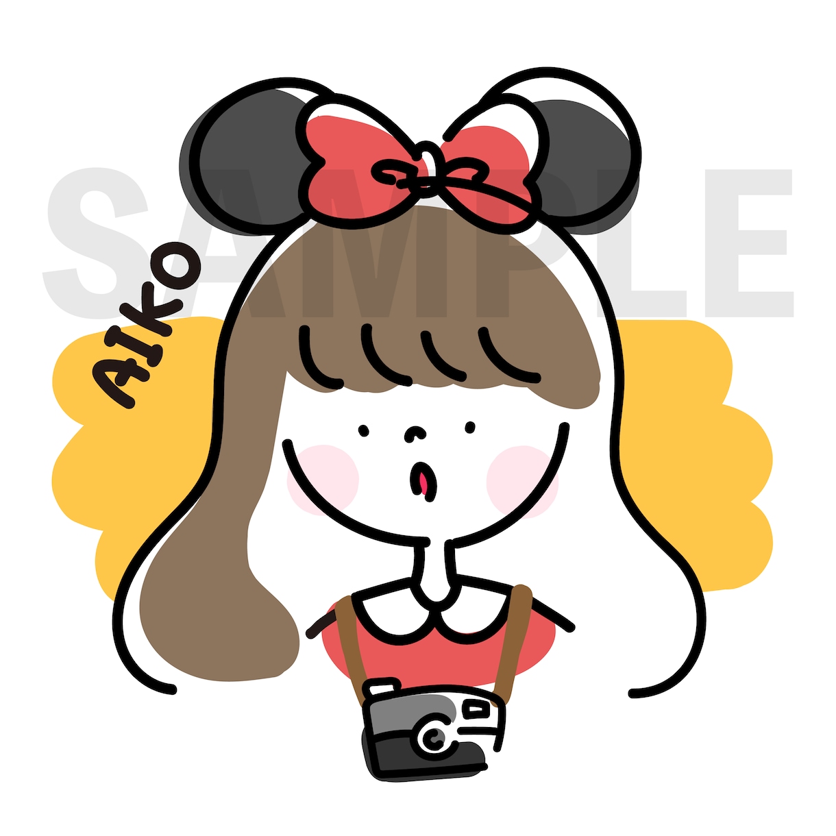 ゆるいオリジナル似顔絵アイコン描きます YouTube/SNS/ブログでも使えるかわいいイラスト！ イメージ5
