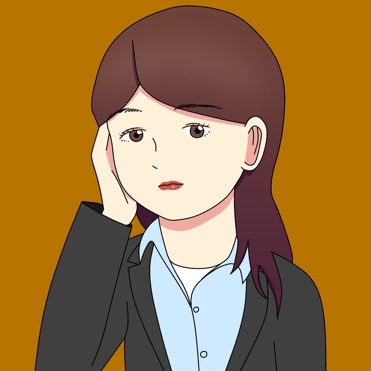 綺麗、可愛い女性のイラストを描きます SNS、アイコン、ブログ、雑誌等にご利用ください。 イメージ4