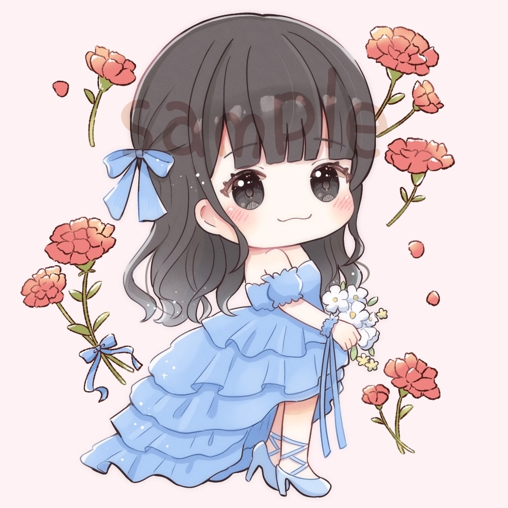 お試し価格で商用無料のちびキャラを描きます ✨ご新規様限定✨お手頃価格でご依頼をお試しできます❁︎ イメージ6