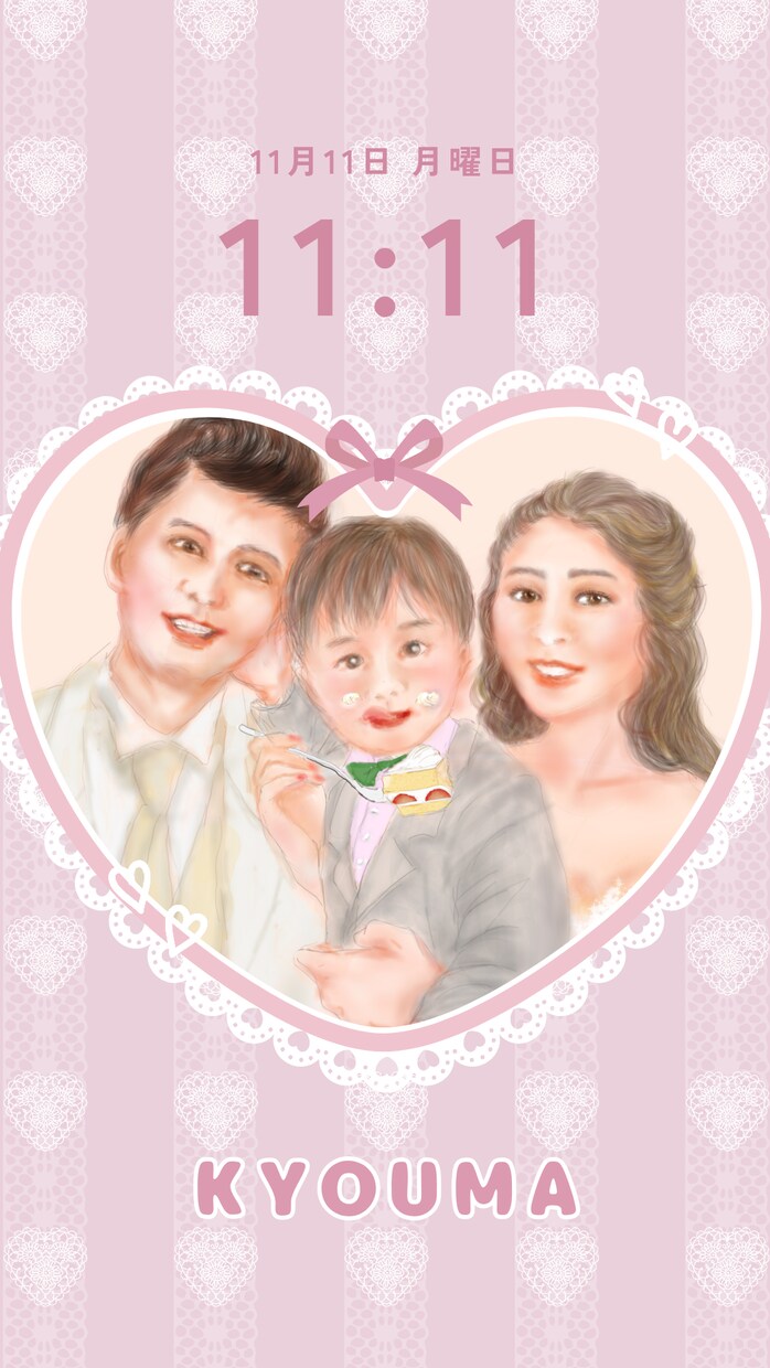 似顔絵オーダーイラストや挿し絵をお描きします リアルっぽく　水彩よりの優しいタッチで仕上げます。 イメージ8