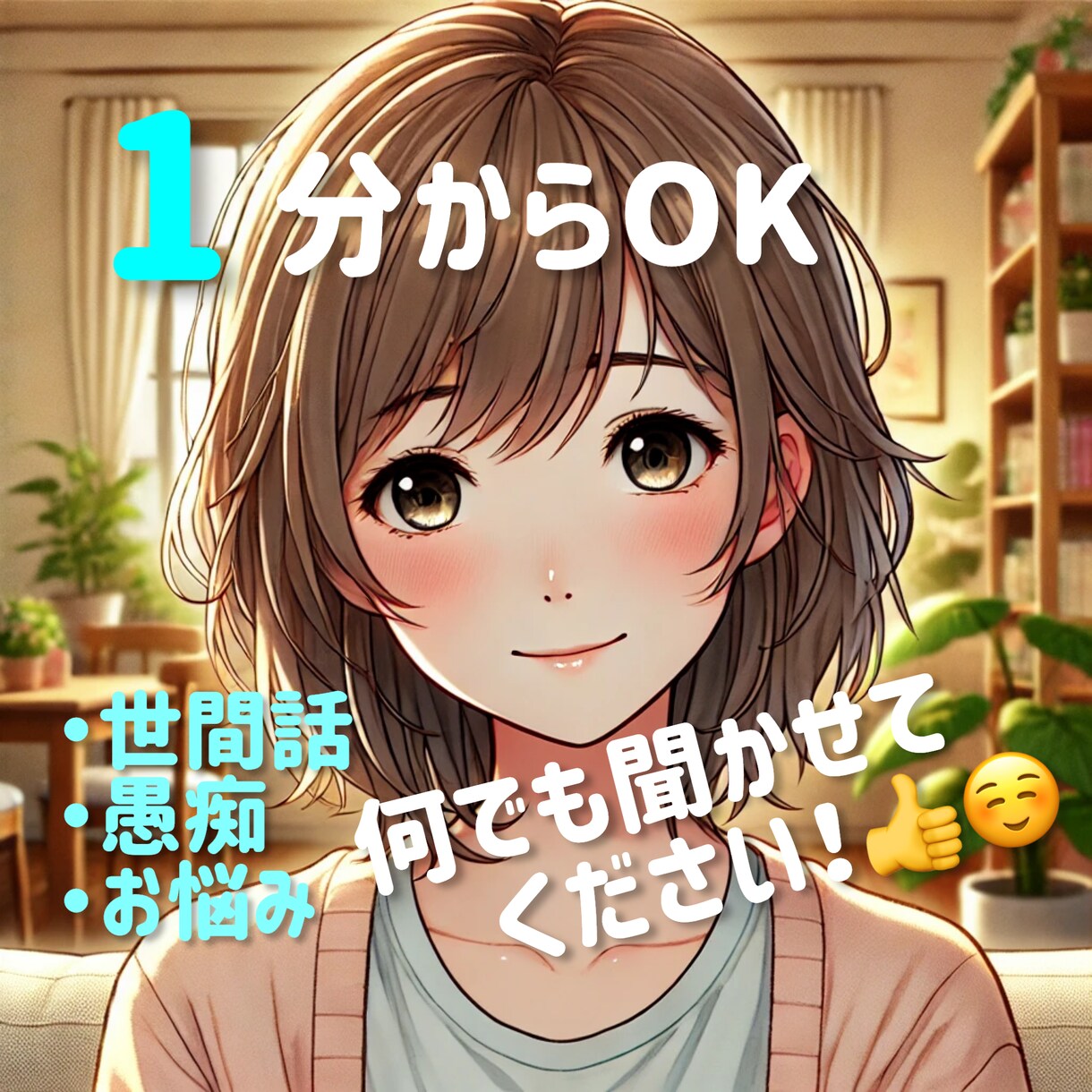 どんなお悩みもお聞きします 鬱・ADHD・人間関係などにより悩んでいる方へ イメージ1