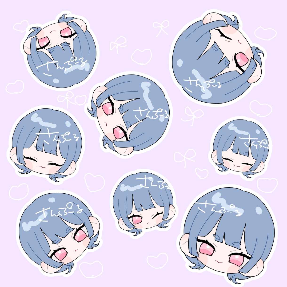 SNS等のアイコン可✨イラスト描きます かわいい ミニキャラ ちびキャラをアイコンにどうですか✨ イメージ5