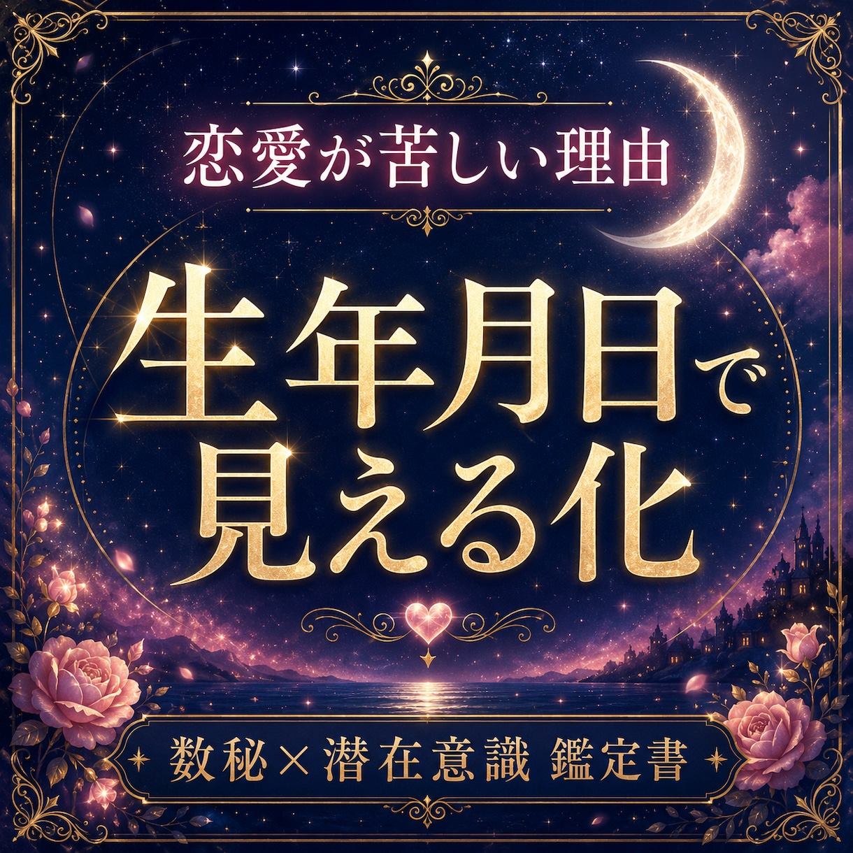 生年月日で恋愛の不安と無意識のクセを鑑定します 数秘×潜在意識で、あなたの恋愛パターンを見える化します イメージ1
