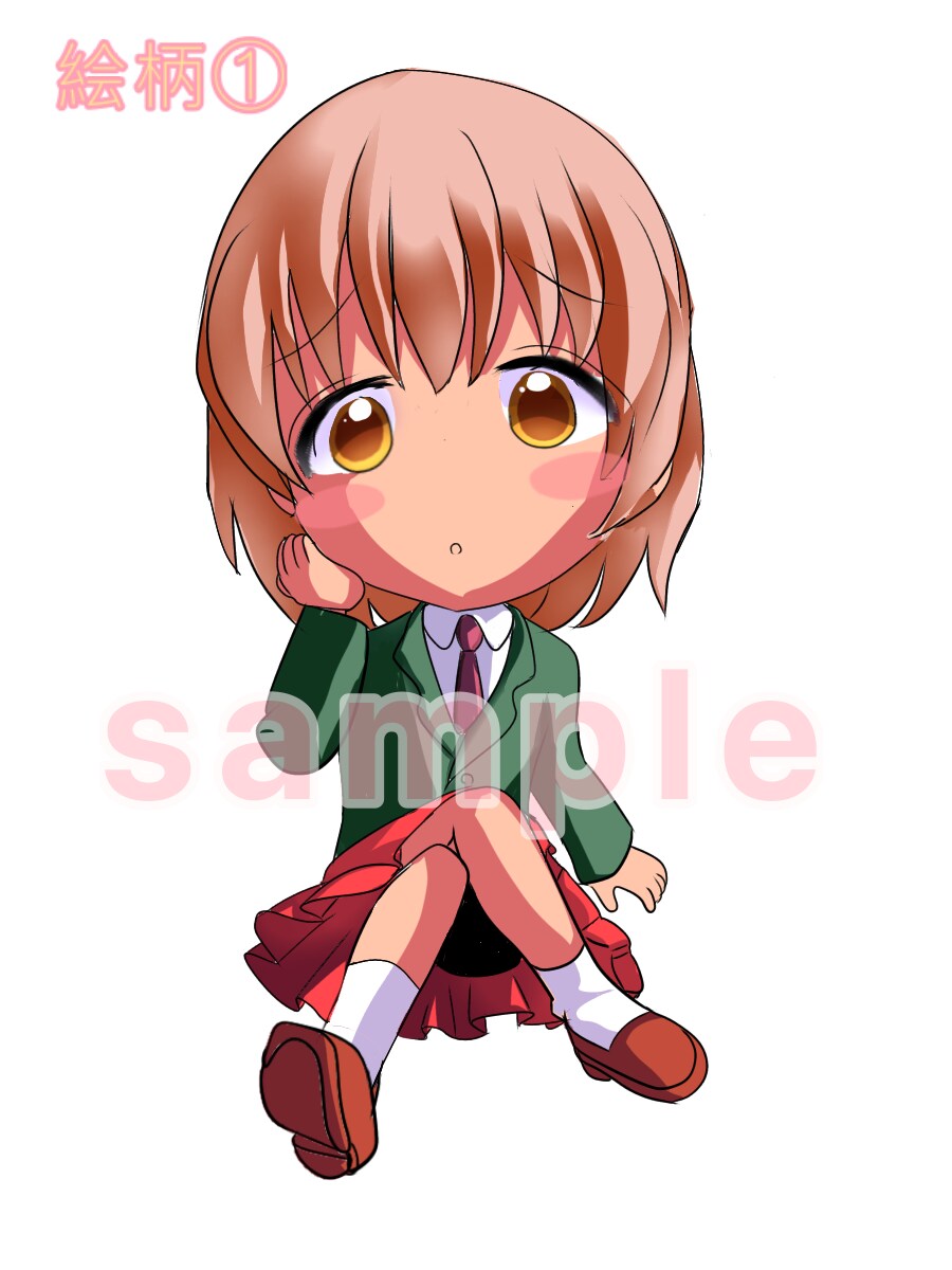 アイコン・イラスト　かわいい女の子イラスト描きます 商用OK！3つの絵柄！シンプルで印象に残る色使い！ イメージ2