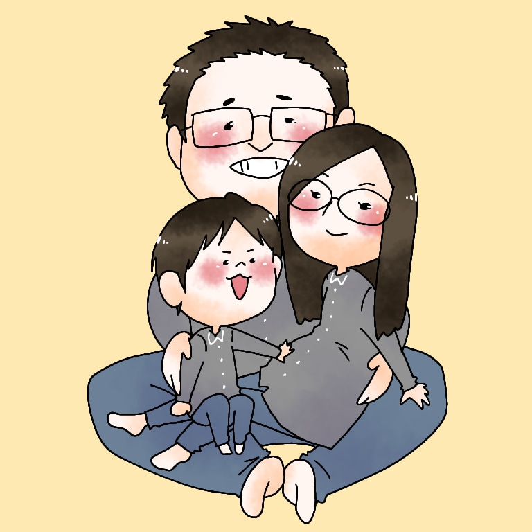 ほんわかテイストで家族の似顔絵描きます 家族の記念や何気ない毎日、大切にイラストにします イメージ6