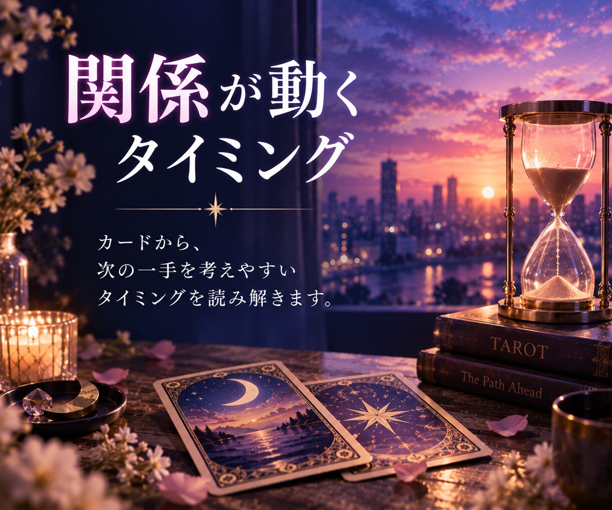 連絡する？待つ？　復縁のタイミングを占います 今動くべきか待つべきか、ふたりの流れと次の一手を読み解きます イメージ5