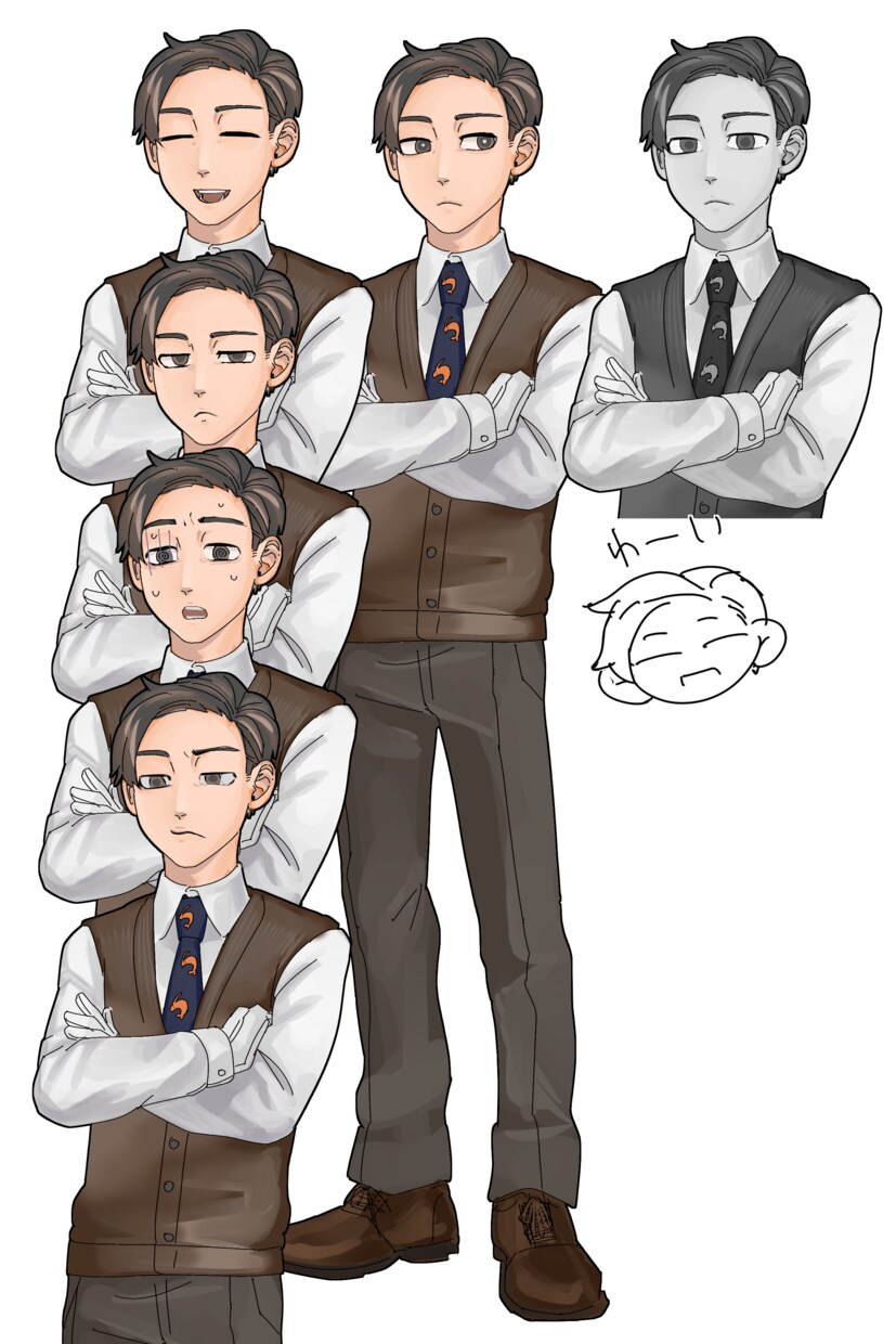 あなただけのオリジナルキャラクターを制作します 依頼に合わせて老若男女幅広いキャラクターを描くことができます イメージ4