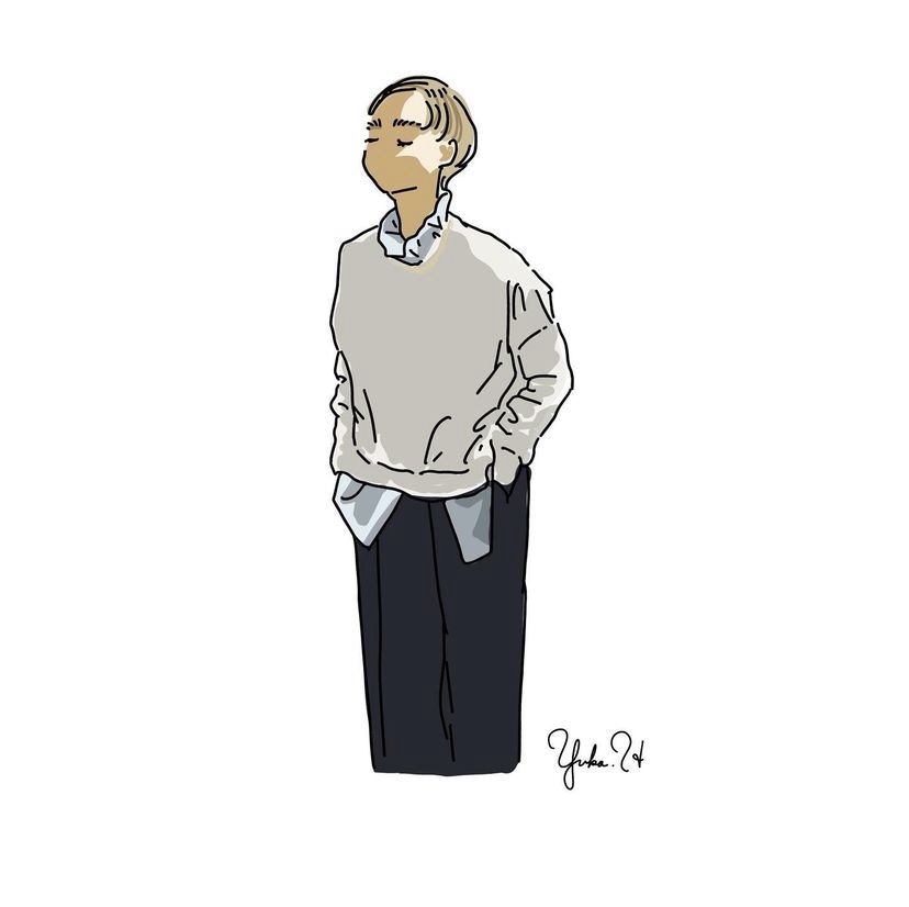海外雑誌のような女性モデルのイラストを描きます パリジェンヌ感！かっこいい女性のポーズを描きます❤︎ イメージ6