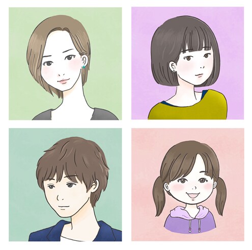 シンプルで優しい雰囲気の似顔絵イラスト作成します SNSアイコンなどで使えるシンプルな似顔絵です イメージ3