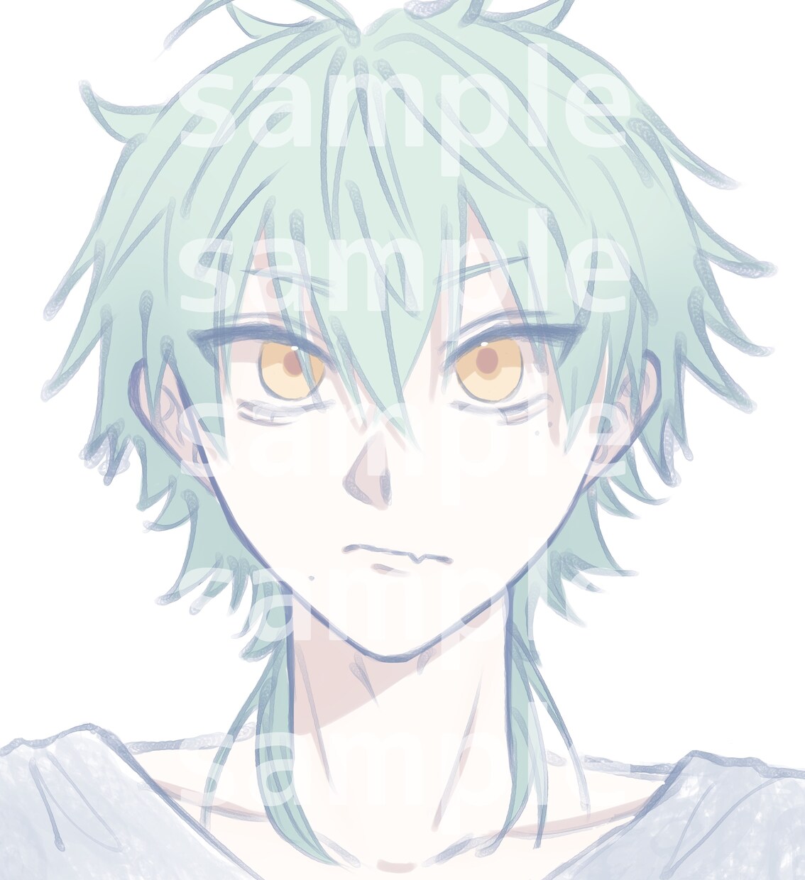 優しい淡色アイコン描きます お好きな絵柄からお選び下さい！夢絵対応可！ イメージ4