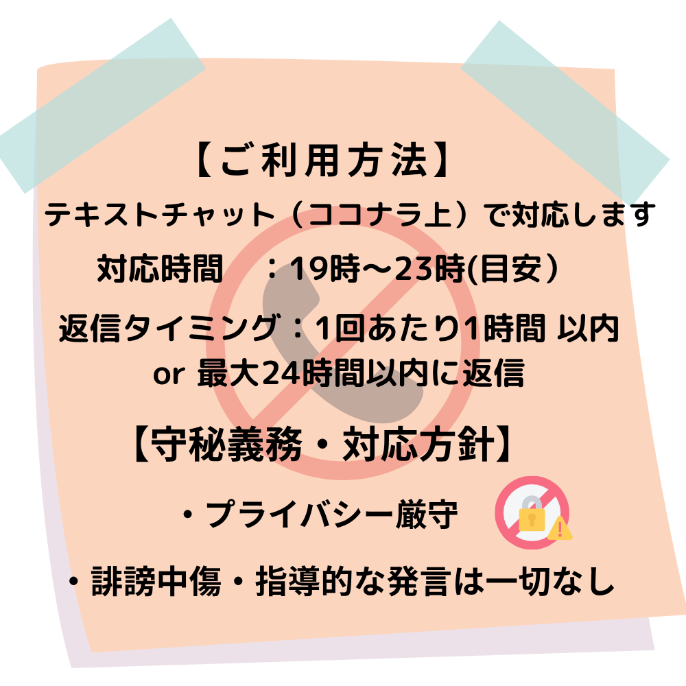 5往復チャットで愚痴・悩み聞きます あなたの気持ち、丁寧に受け止めます イメージ3