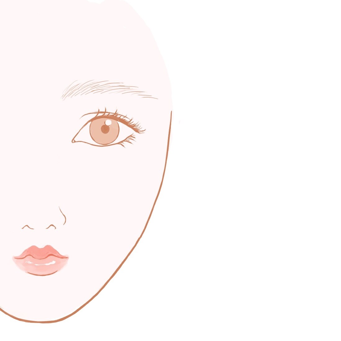 眉毛デザインのイラスト描きます サロンでお使いいただける眉のデザインを作成します イメージ5