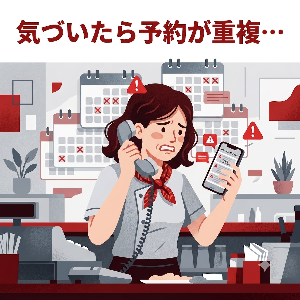 LINE予約と電話予約を一元管理します 二重予約なし、現場経験者が設計する予約システム イメージ2
