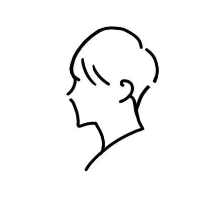 おしゃれでシンプル！あなたの横顔クールに描きます モノクロの線画好きなお客様に好評のイラストレーターが作成 イメージ2