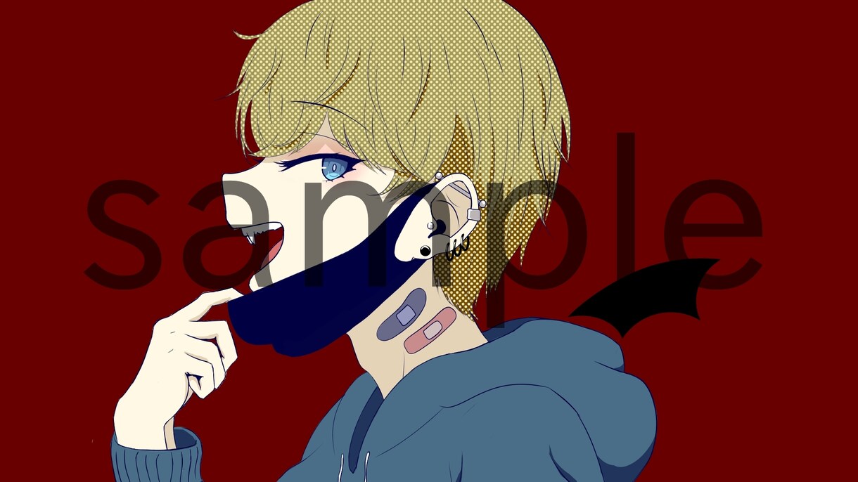 ヴァンパイアパロディイラスト作成します 歌みたのサムネが必要な方に作成いたします！ イメージ2