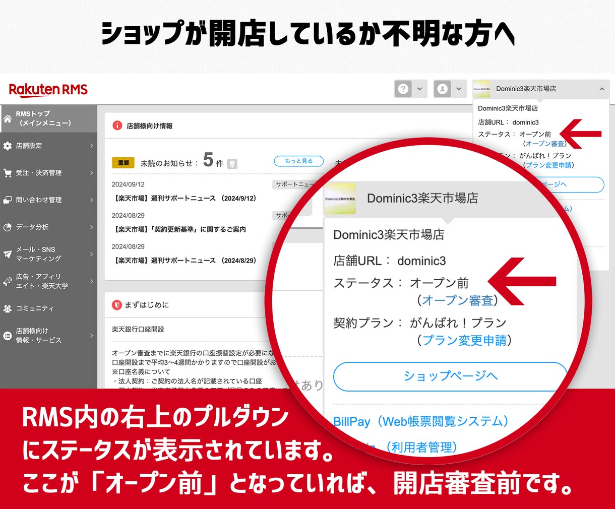 楽天市場ショップ　開店申請用デザイン作成いたします 初心者様には難しい開店申請用のショップ作成はお任せください イメージ4
