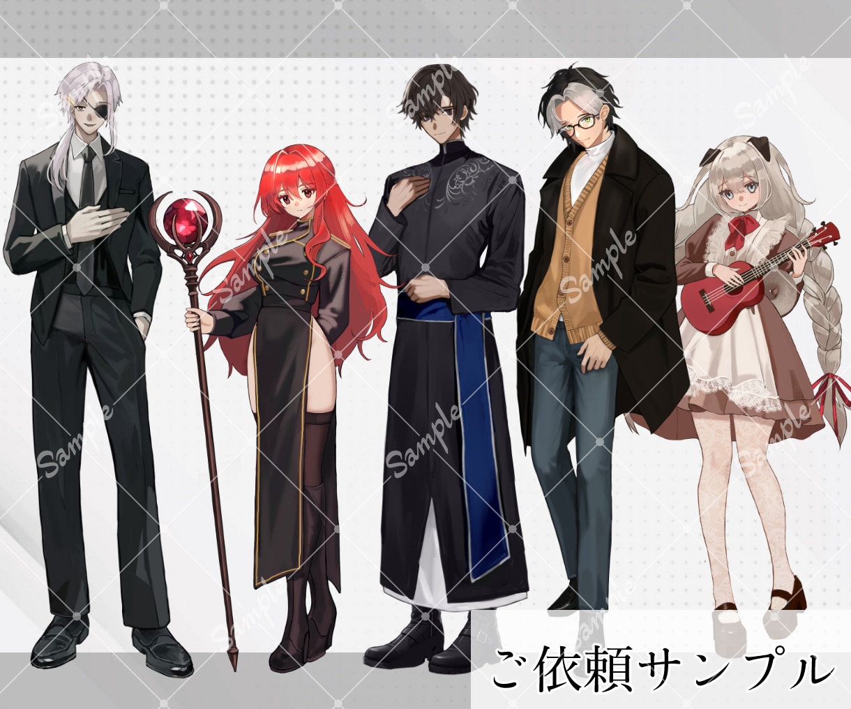 スピード納品！かわいい手描き立ち絵キャラ制作します 【5名様限定価格】商用利用可、TRPG、配信向けイラスト イメージ8