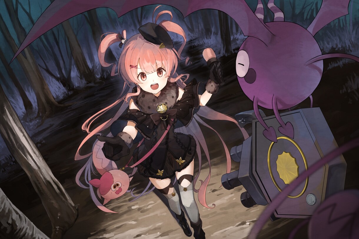 キャラクターイラストを作成します 暗め、ダーク寄りのイラスト作成を行います。 イメージ2