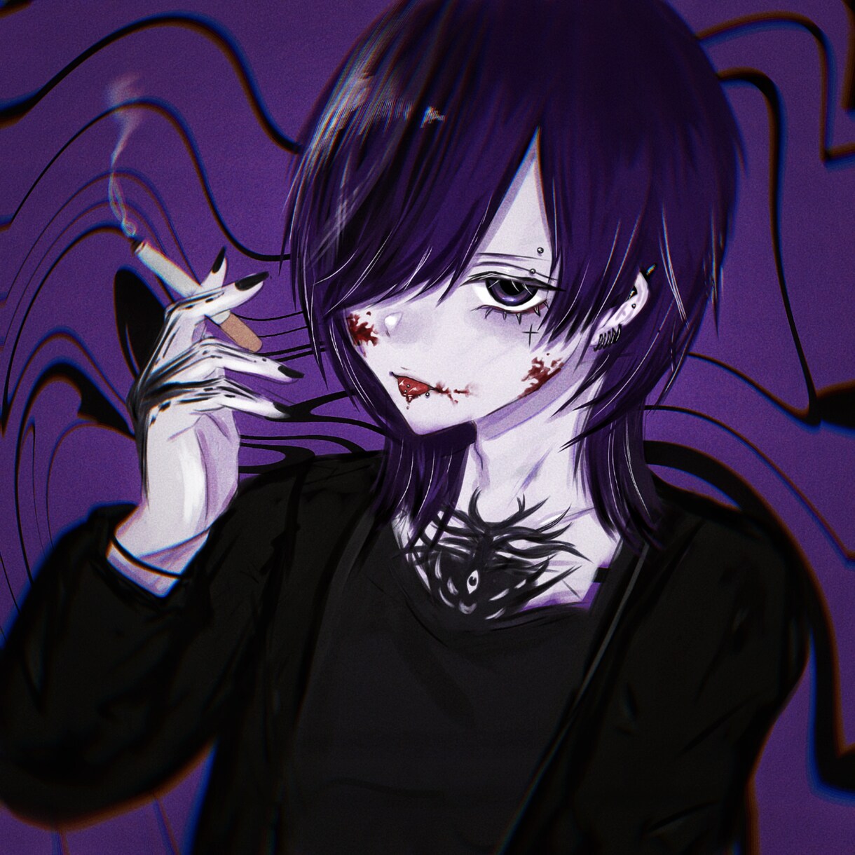 厚塗り風のダークなイラスト描きます どんなイラストでもかかせてください。 イメージ3