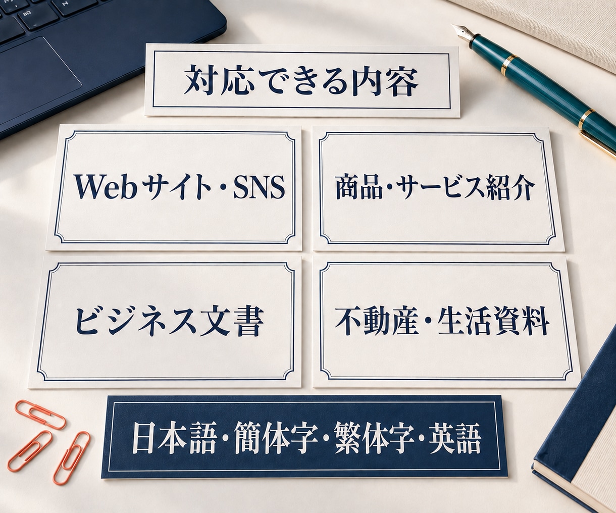 日本語・中国語・英語を自然に翻訳します 簡体字・繁体字にも用途に合わせて対応します イメージ2