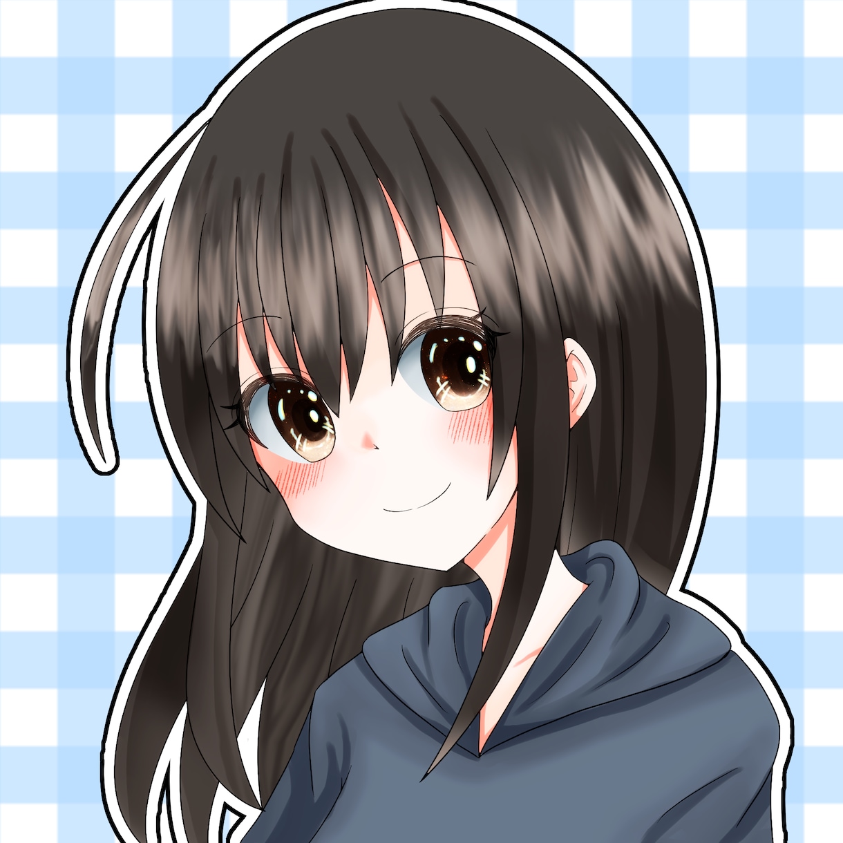 キラキラな目のかわいいイラスト描きます アイコンやIRIAM配信の立ち絵、同人誌の表紙などにどうぞ！ イメージ3