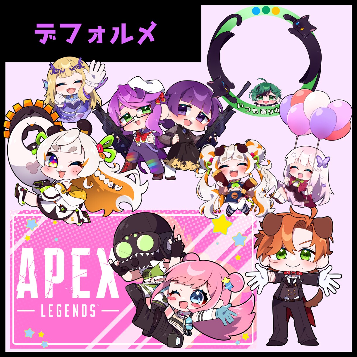 あなたのための！あなただけの！イラスト描きます アイコン、デフォルメ、立ち絵…世界に1枚だけ、あなたのために イメージ3