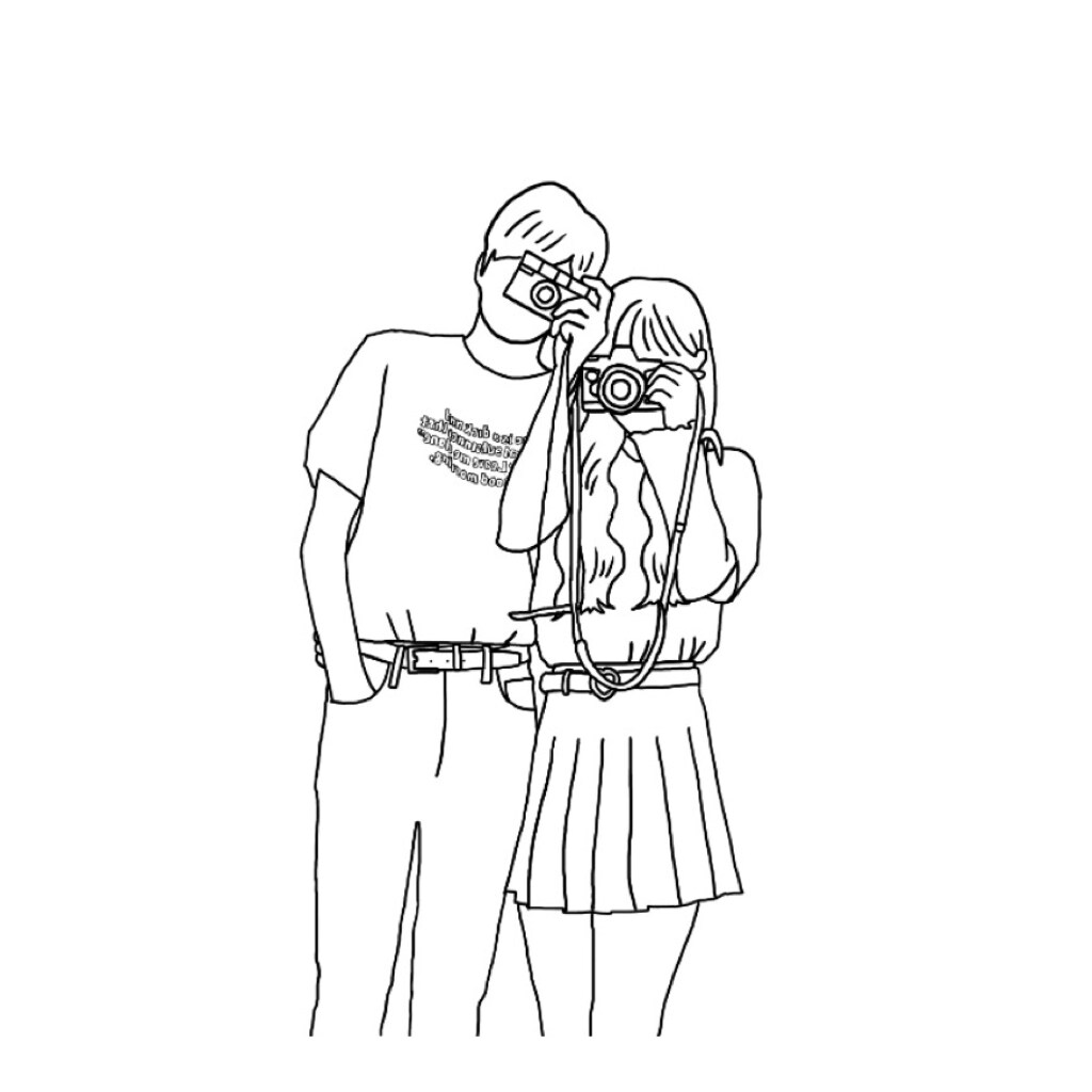 カップルイラスト描きます 写真を元にシンプルかつおしゃれなイラストをお描きします☺︎ イメージ3