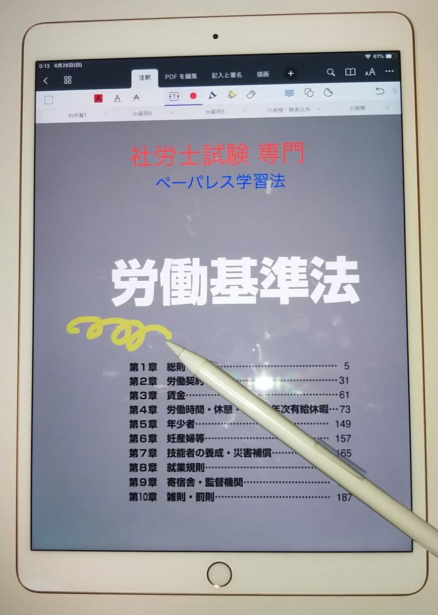 社労士受験☆iPad活用！得点UP☆受験相談します 社労士特化型ペーパレス学習法/重い大量の教科書とおさらば！ イメージ1