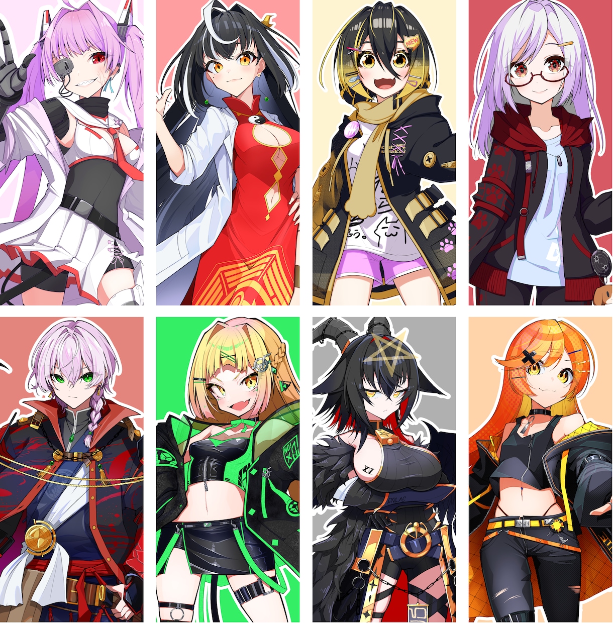 Live2D用パーツ分け対応！キャラ立ち絵描きます 自分だけのキャラが欲しい方...お力になりますよ！ イメージ1