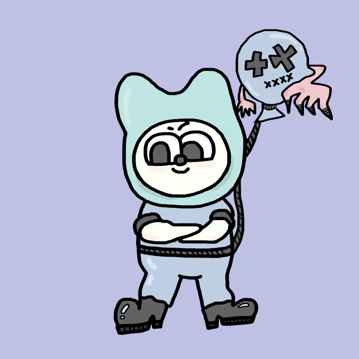 ゆるっと可愛い&シンプルなイラスト描きます アイコンや、プレゼントにいかがでしょうか？ イメージ1