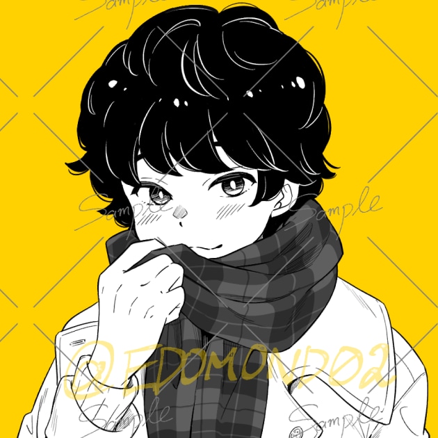 漫画風・モノクロアイコン、カットイラスト描きます キャラクター・似顔絵も漫画風にできます！ イメージ9