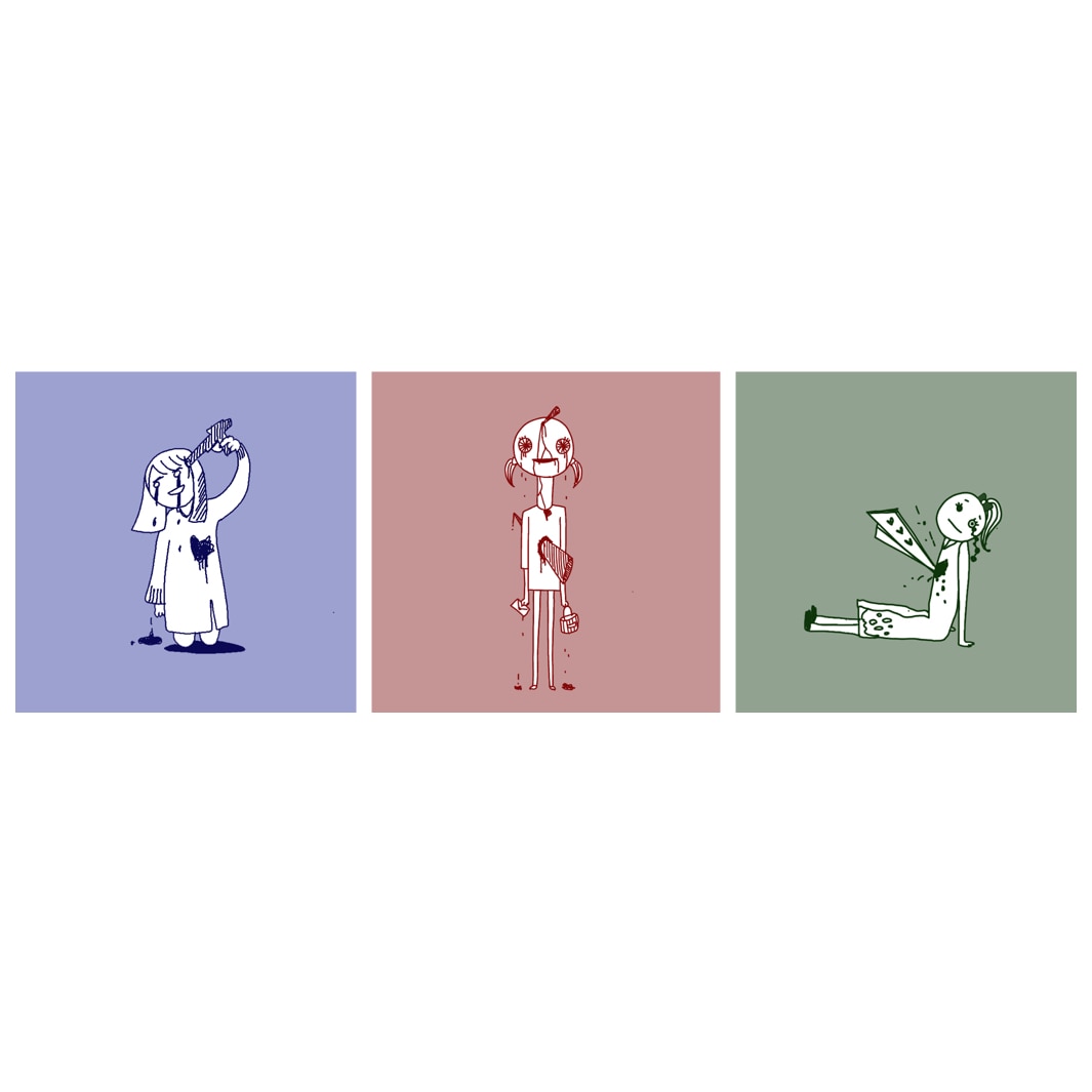ダークファンタジー・病み系イラスト描きます ホラーや病み要素のある絵を独特の世界観でお描きします！ イメージ5