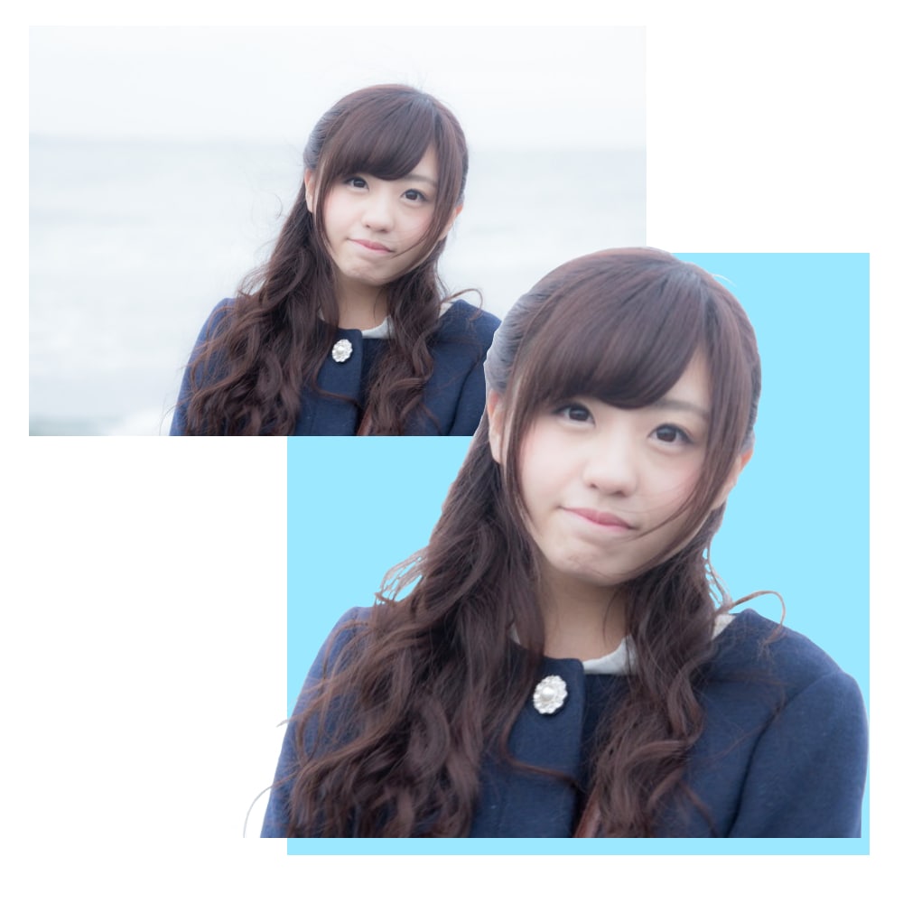 トリミングをお写真から人物や特定の物を切り抜きます お手軽ご依頼！丁寧作業！納期のご相談も承ります イメージ3