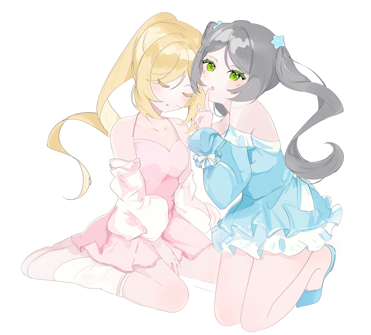 配信ゲーム絵、グッズ、歌ってみたなどお描きします 男性も女性も透明感＆ゆる可愛いアイコン、イラスト、描きます！ イメージ5
