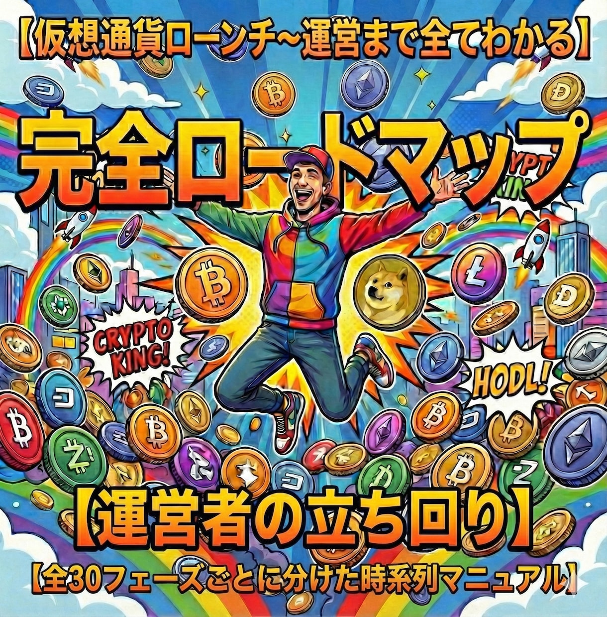 仮想通貨ローンチ〜運営の完全ロードマップ納品します コイン生成、開発者の立ち回り、全30フェーズ時系列マニュアル | ココナラ