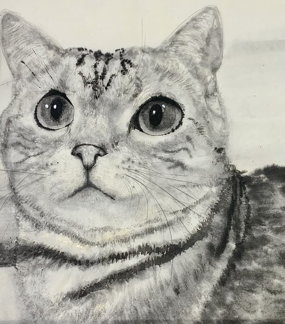 水墨画であなたのペットや似顔絵を描きます まだここでの実績はないのでお安く承ります。お早めにどうぞ。 イメージ1