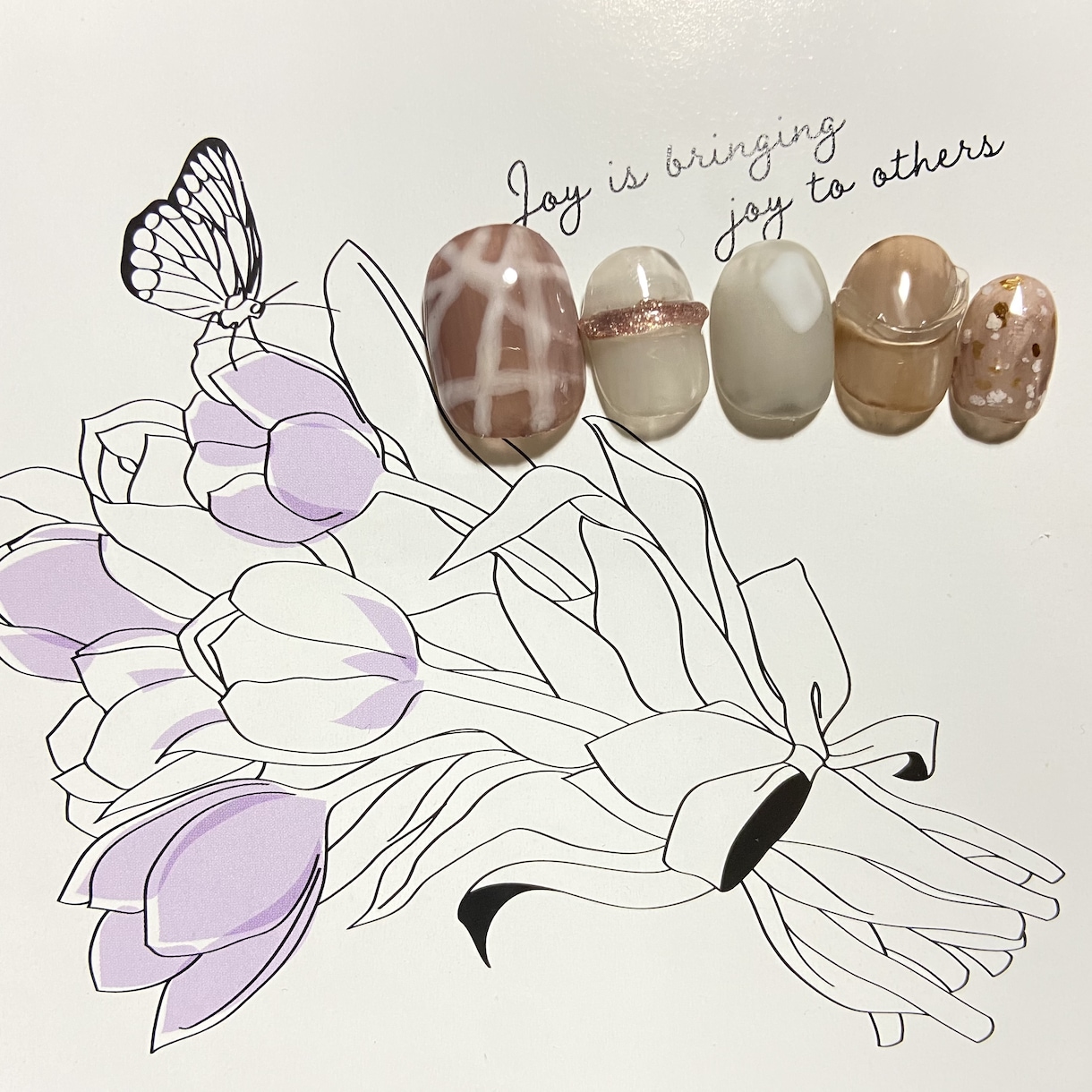 お好みのネイルチップ1,500円でお作りします オリジナルネイルチップで指先に彩りをプラスします◎ イメージ8