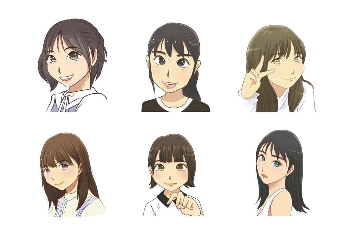 似顔絵（少しまんがっぽい）、イラスト描きます お写真からサンプルのようなイラストを描きます。 イメージ4