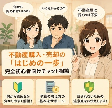 不動産購入・売却「初めの一歩」初心者向相談承ります （初めの一歩）何でも相談承ります。お気軽にご相談下さい イメージ2