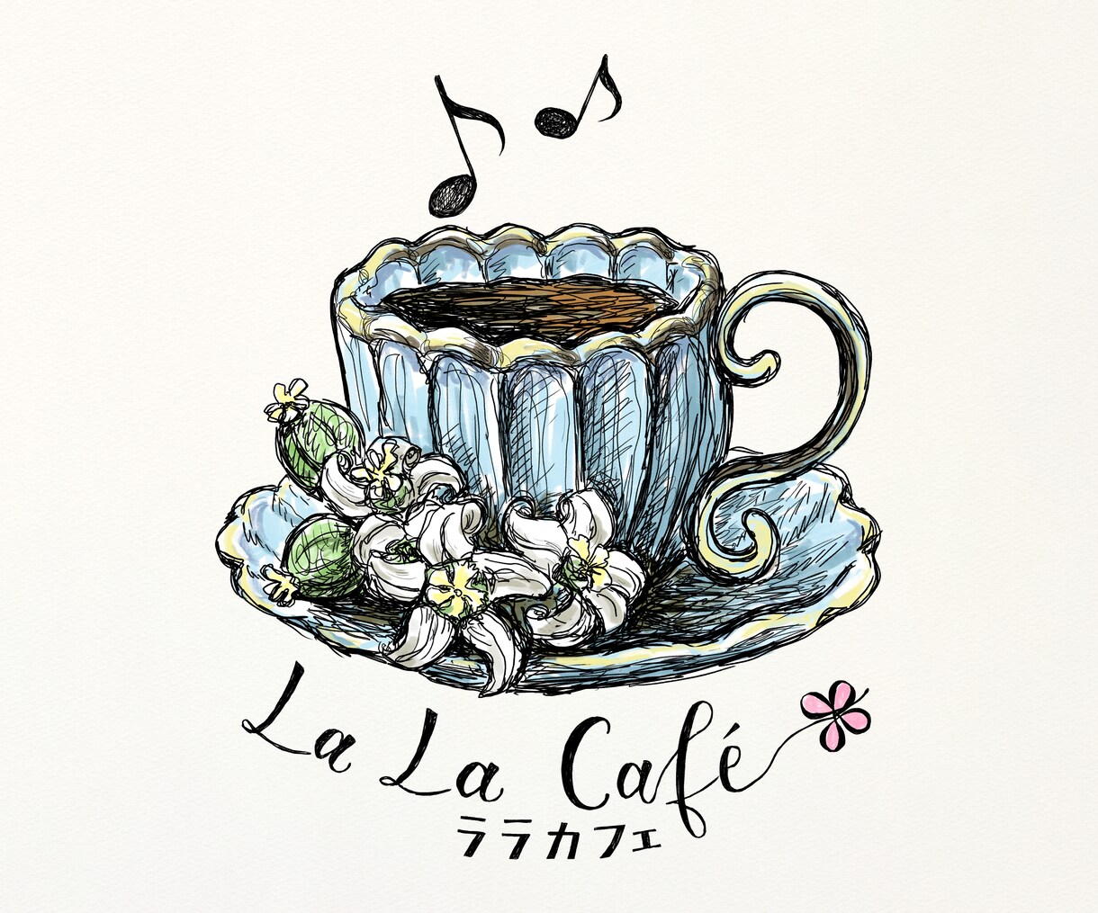 おしゃれなカフェ・雑貨店風の手描きロゴを制作します 手描きイラストで、差がつくブランディング イメージ1