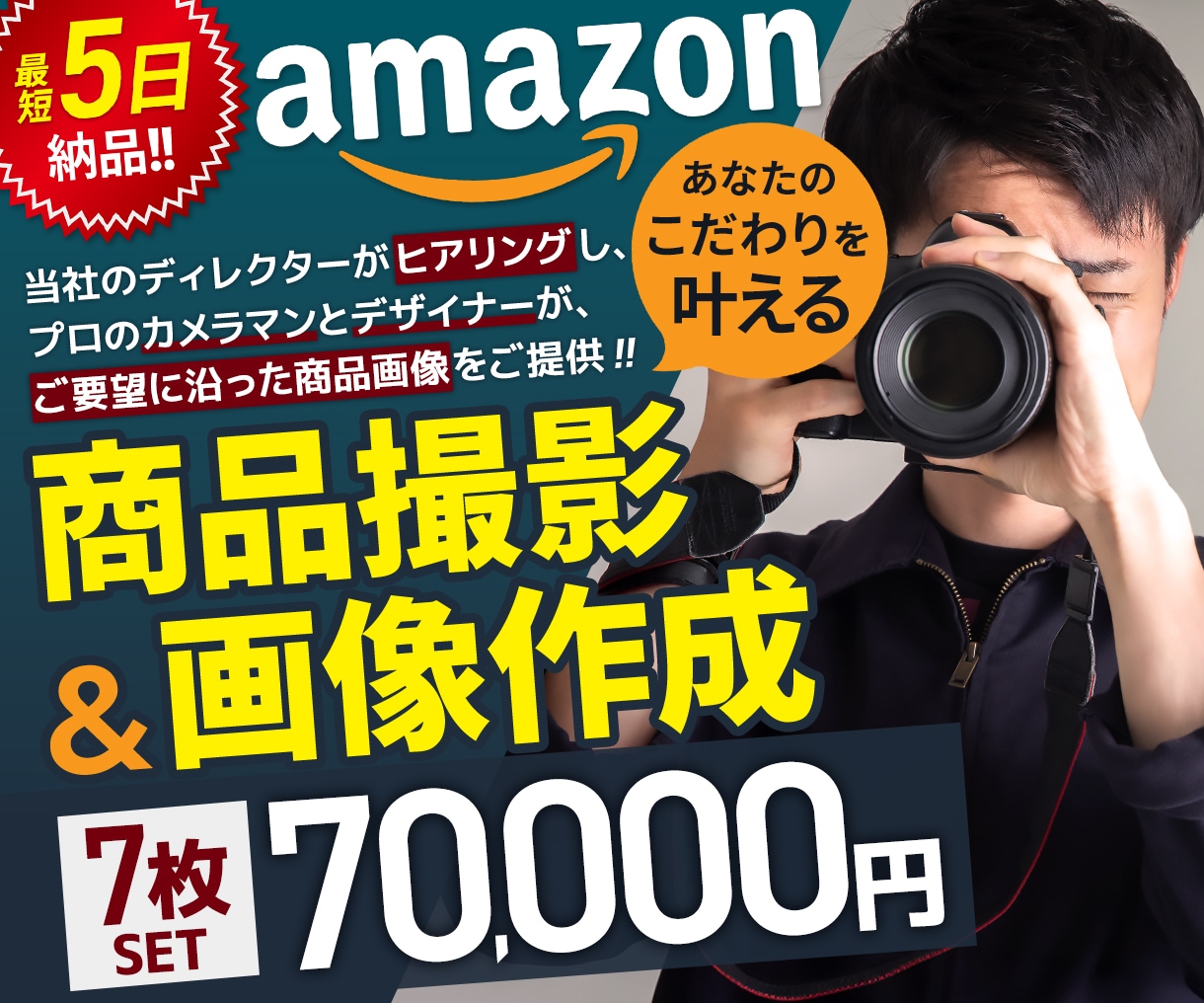 アマゾン実績2000点以上！撮影～画像作成します クオリティーを重視して完璧なLP画像を作りたい最上位プラン！ イメージ1
