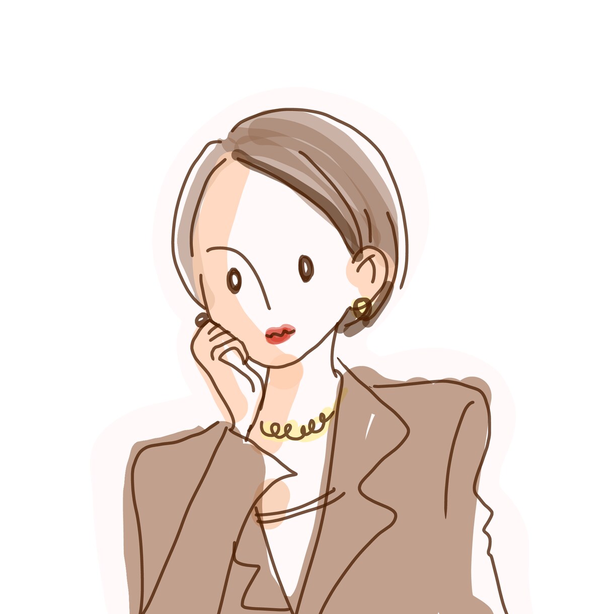 ゆるくておしゃれな似顔絵描きます 雰囲気あなた！なおしゃれイラスト描きます イメージ4